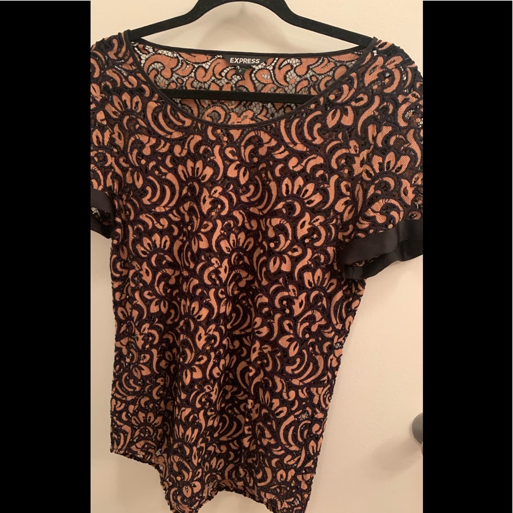 Pretty top from Express. Lovely lace see-through.